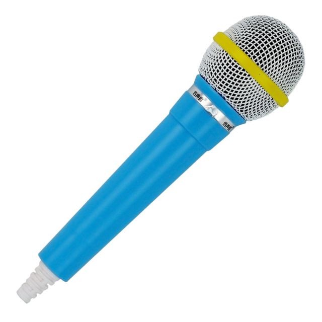 marque generique - Jouet de répétition de modèle de microphone simulé de faux accessoires de synchronisation pour les lèvres bleu marque generique   - Accessoires micros