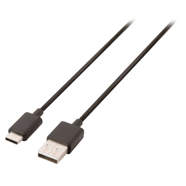 Valueline - Câble USB C 2.0 C Male - A mâle 1.00 m Noir - Valueline