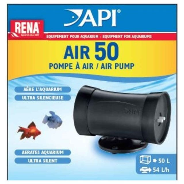 Equipement de l'aquarium Rena Api Pompe à Air New Air 50 pour Aquarium - Rena API