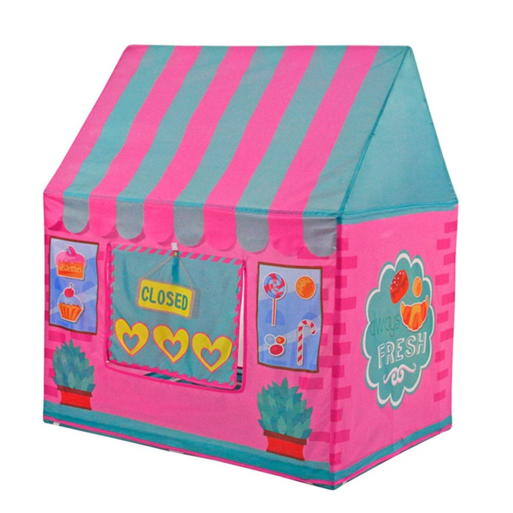 marque generique pliage pop up playhouse maison de jeu jeu tente enfants jouet d'intérieur rose