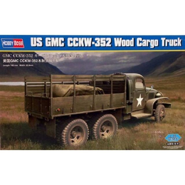 Hobby Boss - Maquette Camion Us Gmc Cckw-352 Wood Cargo Truck Hobby Boss  - Camions Hobby Boss