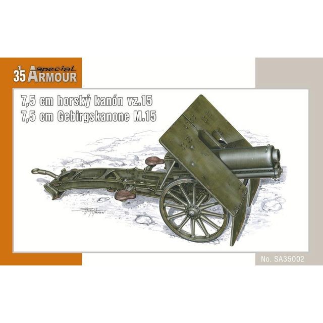 Figurines militaires Special Hobby Maquette Canon 7.5 cm M.15