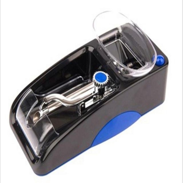 Wewoo - Boite à Cigarette Machine de roulage cigarettes automatique électrique facile à fabriquer des injecteurs tabac Rouleau EU Plug (Bleu) Wewoo  - Cendriers Bleu